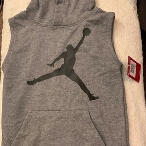 Cute Jordan vest with hoodie!